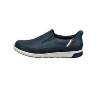 bugatti Homme Slip on mit Einfachem EIN Ausstieg und Gummizug Mocassin, Dark Blue 4100, 46 EU