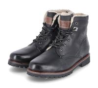 Bugatti Hommes Boots à lacets/ Bottines d'hiver Noir Cuir lisse Taille : 40