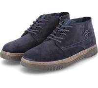 Bugatti Hommes Bottines/bottes bleu foncé daim Taille : 43