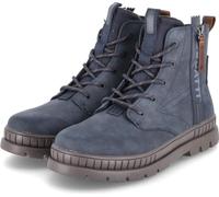 Bugatti Hommes Bottines/bottes d'hiver bleu foncé mélange textile/synthétique Taille : 41