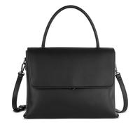 Bugatti Ilva Sac à bandoulière pour femme M avec trousse de maquillage, sac à main en similicuir, noir