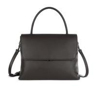 Bugatti Ilva Sac à bandoulière pour femme M avec trousse de toilette, sac à main en similicuir, marron