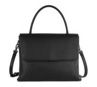 Bugatti Ilva Sac à bandoulière pour femme M avec trousse de maquillage, sac à main en similicuir, noir