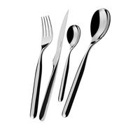 BUGATTI IN-075S50MB Vidal Ménagère de 24 Pièces Service de Table Acier 39 x 27 x 5 cm