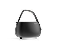 BUGATTI Jackie Bouilloire électrique avec filtre anti-calcaire Design moderne et élégant Corps en acier inoxydable 18/10 Capacité 1,20 l 2400 W Idéal pour le thé et les tisanes (Noir)