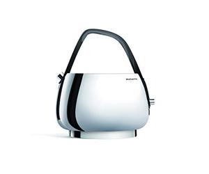 BUGATTI Jackie Bouilloire électrique avec filtre anticalcaire Design moderne et élégant Corps en acier inoxydable 18/10 Capacité 1,20 l 2400 W Idéal pour thé et tisane Chromé