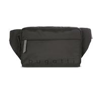 bugatti Legere Sac Banane pour Homme, Sac Ceinture léger en Polyester Ripstop, Noir
