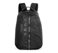 bugatti Letter's Sac à dos 15" pour hommes, backpack en polyester ripstop noir