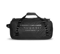 bugatti Letter's Sac de Voyage 2-en-1, Weekender & Sac à Dos en Polyester Rip-Stop, Noir
