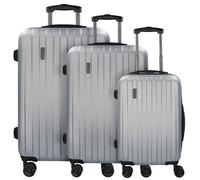 bugatti Lima 2.0 4 roues Set de valises 3 pièces couleur argent