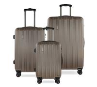 bugatti Lima 2.0 FL Set de valise à 4 roulettes 3pcs avec double roulettes couleur bronze