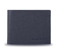 bugatti Lima Portefeuille en Cuir Style Saffiano avec Protection RFID, Couleur Noire