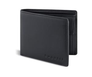 bugatti Lima Portefeuille Homme en Cuir - Format Horizontal avec Protection RFID - Noir