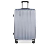 bugatti Lima Valise Rigide 77,5 x 52 x 31,5 cm - 91,7 L - 4 roulettes avec Serrure TSA - Argent