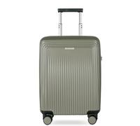 bugatti Linea Valise Rigide S avec 4 roulettes, Bagage à Main léger en Polycarbonate, Olive