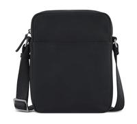 bugatti Luca petit sac à bandoulière en cuir véritable, sac cross-body en noir