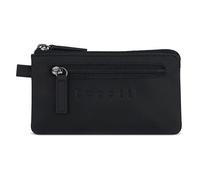 bugatti Luca Porte-clés en cuir avec 2 anneaux - dans un coffret cadeau élégant - Noir