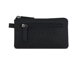 bugatti Luca Porte-clés en cuir avec 2 anneaux - dans un coffret cadeau élégant - Noir