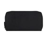 bugatti Luca Porte-Monnaie Long en Cuir pour Femmes avec Rabat, Protection RFID, Noir