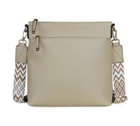 bugatti Mare 3.0 - Sac à bandoulière léger pour femme en similicuir, couleur beige