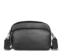 bugatti Mare 3.0 Sac à main femme avec bandoulière, taille moyenne, similicuir, noir