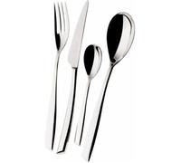 Bugatti Ménagère 24 pièces Riviera Acier inox (Boîte Fenêtre) Argenté