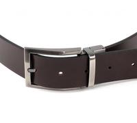 bugatti Men's Reversible Belt 3.5 W80 Black / Dark Brown
