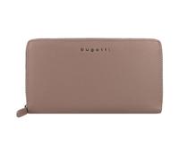 bugatti Mira Porte-monnaie Protection RFID Cuir 19 cm gris