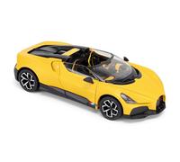 Bugatti Mistral 1:24 Scale Die-Cast Model Car - Jaune | Detailed Collectors Edition Diecast | Produit officiel sous licence