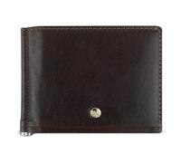 bugatti Neaples Étui pour Cartes avec Pince à Billets, Porte-Cartes avec Protection RFID, Marron