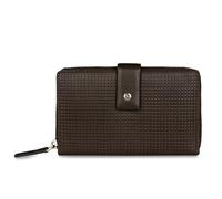 bugatti Noemi Grand Portefeuille Femme Taille L en Cuir avec Protection RFID, Marron