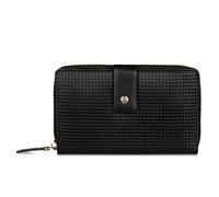 bugatti Noemi Grand Portefeuille Femme Taille L en Cuir avec Protection RFID, Noir