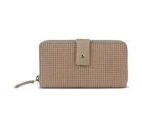 bugatti Noemi Portefeuille Long Femme en Cuir avec Protection RFID, Sable