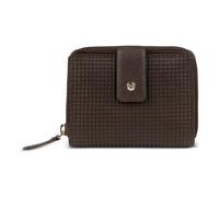 bugatti Noemi Portefeuille Femme à Fermeture éclair avec Protection RFID, Portefeuille en Cuir, Marron