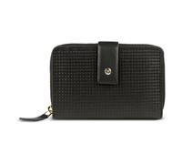 bugatti Noemi Portefeuille Femme en Cuir, Portefeuille zippé Taille M avec Protection RFID, Noir