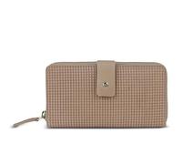 bugatti Noemi Portefeuille Long Femme en Cuir avec Protection RFID, Sable