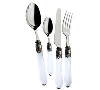 Ensemble de couverts - BUGATTI - Oxford - Transparent - Acier inoxydable 18/10 - 24 pièces