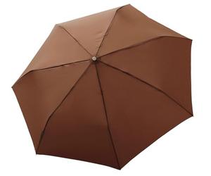 BUGATTI Parapluie de poche Take it Duo uni - Solide et léger - Ouverture automatique - Pour une meilleure protection - Uni Coconut