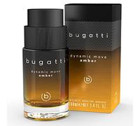 Casa Bugatti Parfum homme Dynamic Move Amber – Eau de Toilette 100 ml (cannelle, tabac, cypriol)