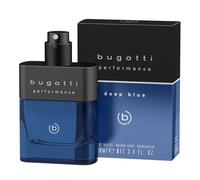 bugatti Performance Deep Blue Parfum pour homme 100 ml I Fraîche-fougères Eau de toilette pour homme avec bergamote, poivre, bois de santal, musc et ambre I Puissant avec des notes aquatiques vivantes