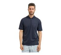 Bugatti - Polo en mélange de coton - Homme - Tops - Bleu - Taille: S