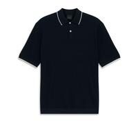Bugatti - Polo Tricot avec Bordure Contrastée - Homme - Tops - Bleu - Taille: 2XL