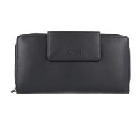 Bugatti Fashion - Portefeuille femme Vertice - Cuir, 24 cartes, grande capacité - Noir