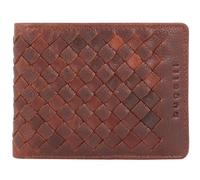 bugatti Porte-monnaie Woven en cuir 11 cm brun