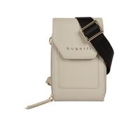 bugatti Ella portefeuille bandoulière avec compartiment smartphone, style Saffiano en cuir synthétique, beige