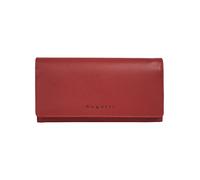 bugatti Mira Longue Portefeuille pour Dames avec Rabat en Cuir, Protection RFID, Rouge