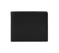 bugatti Super Slim Portefeuille en cuir véritable - protection RFID, 100% fait main noir