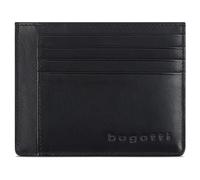 bugatti Primo - Porte-Cartes en Cuir avec Protection RFID, 8 Compartiments pour Cartes de crédit, Coffret Cadeau - Noir