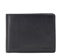 bugatti Primo Portefeuille Homme en Cuir 10 Cartes avec Porte Monnaie - Noir