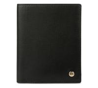 bugatti Roccia Portefeuille Homme en Cuir Finition Saffiano, avec Protection RFID, Noir-Cognac